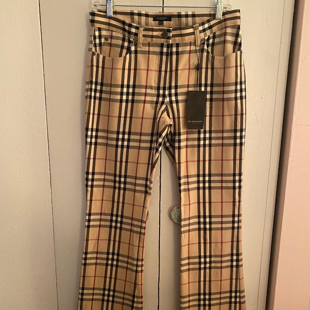BURBERRY NOVA CHECK PANTS